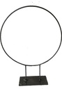 Frame Zwaar Ring op dubbele poot PLATTE PLAAT Ring 40cm diameter Onbehandeld zo van de smid