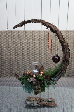 Frame zwaar ijzer Sikkel 40cm onbehandeld zo van de smid