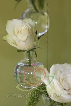 Glas Bolvaasjes 4 cm DOOS 60+5 stuks om te hangen