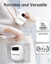 Labelprinter Marklife P50 Labelmaker incl software en gratis startrol / st Print labels vanaf je, tablet of telefoon EN zonder inkt