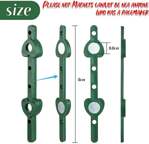 Pinclip Magneet PER SET voor bruidswerk, corsage Pinclip Magnetic bestaat uit 2 delen