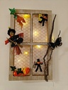 Houten Venster raam 23,5x40 cm