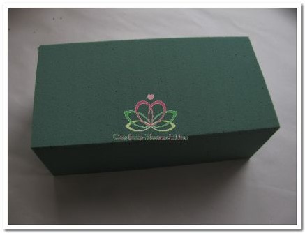 Aanbieding Steekschuim Oasis® Witte Doos20 blokken oase voor verse bloemen 20*10*7,5cm