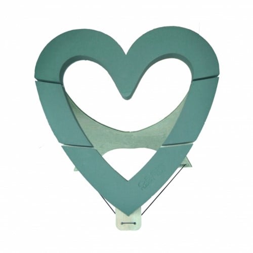 OASIS® Bioline Openhart 43 × 43 cm staand Hart oase voor verse bloemen