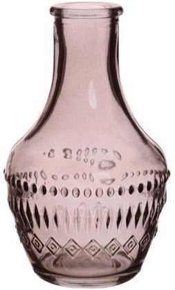 Gekleurd Glazen Flesje Milano Soft Grey Ø6 cm H10 cm per stuk