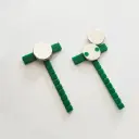 Pinclip magneet voor herencorsage per stuk