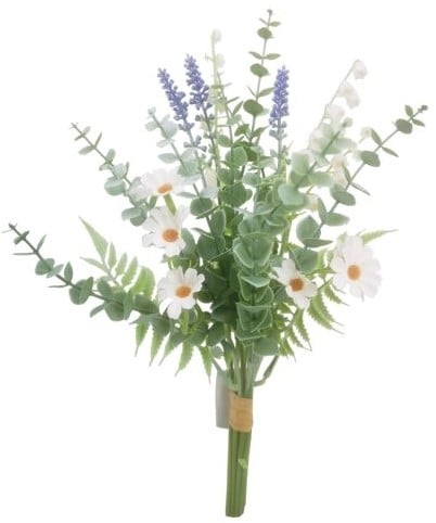 Eucalyptus Lavendel Margriet Boeketje Corsagevuller 37 cm