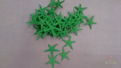 [A-010368] Zeesterren Appelgroen ca. 2 inch 50 stuks