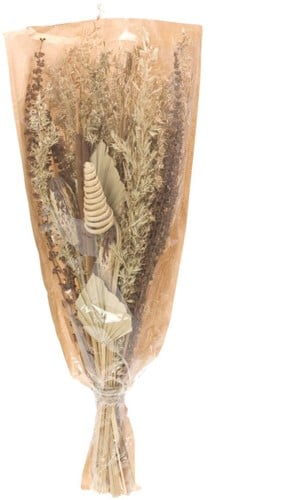 [A-022014] Droogbloemenboeket Bouquet Mahogany Alpha Grass Mix