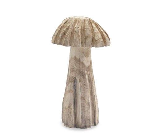 [A-027485] Houten Paddenstoel Fungi Paulownia tomentosa Ø17x30 cm