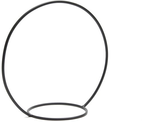 [A-025519] Metalen frame Ring Zwart ca. 30 cm
