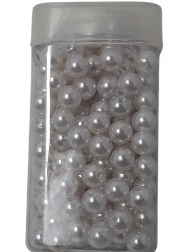 [A-014722] Rijgparels Pearls Wit 12 mm 220 gr. 250 stuks