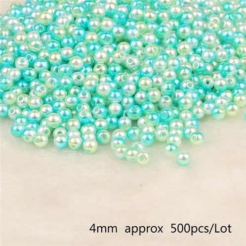 [A-015379] Parels pareltjes Rijgparels Rainbow 4 mm ca. 500 st 