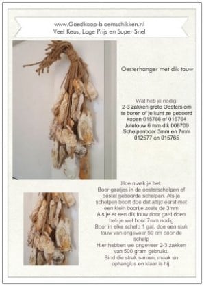 [A-016980] DIY Werkbeschrijving Oesterhanger 