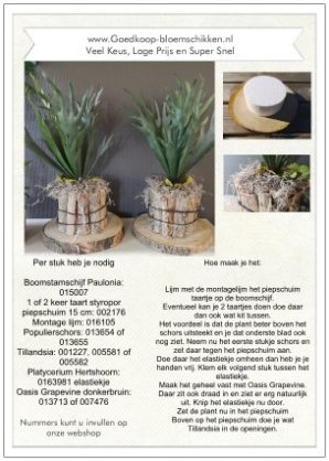 [A-016985] DIY Werkbeschrijving Schorspot met bladplant 
