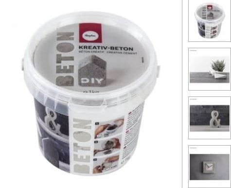 [A-010871] Creatief Beton 1 kilo