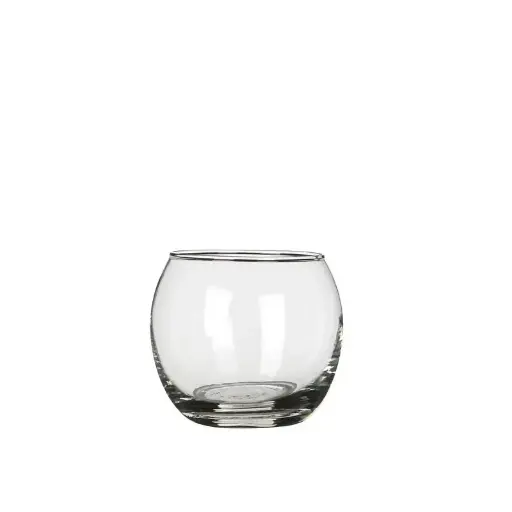 [A-014668] Glas Bal Pot Waxine h.7 cm d.8 cm per stuk