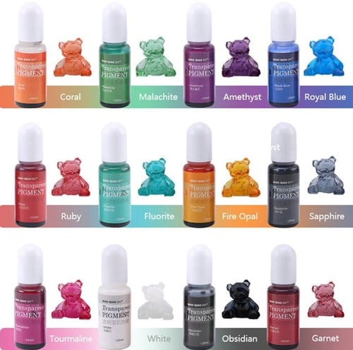 [A-024201] Pigment Transparant Epoxyhars Malachite vloeibare kleurstof voor Epoxy resin en UV resin 100 g per stuk