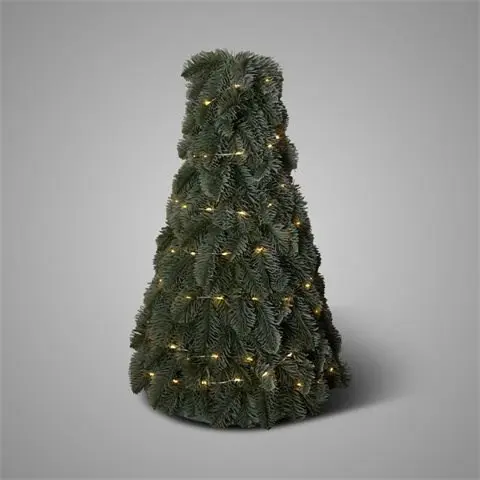 [A-027779] Brynxz Nobilis kunst kerstboom incl LEDverlichting  Nobilis X-Tree with LED-wire D.35 H.52 Maat L